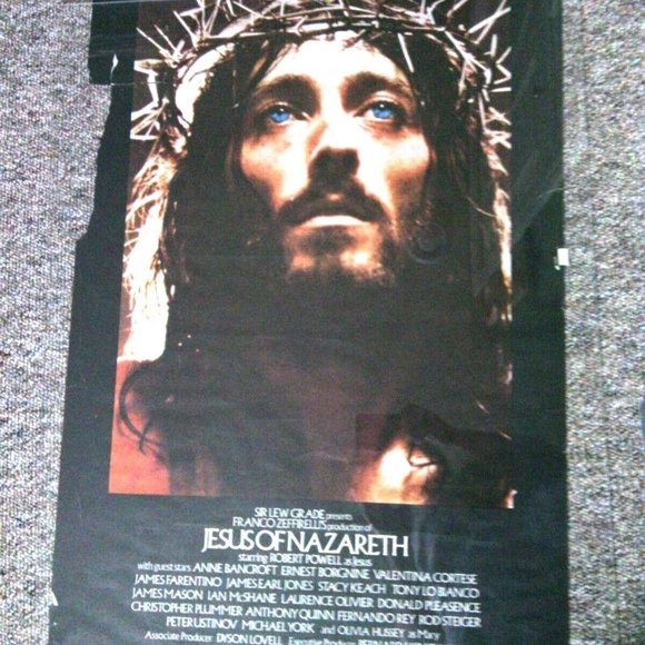 Jesus of Nazareth Original Movie Poster Film Robert Powell Posters Anne Bancroft - Picture 16 of 16